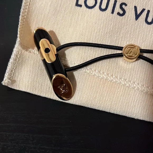 Louis Vuitton Rare Ponytail Holder - ❤️ NEW - Picture 3 of 5